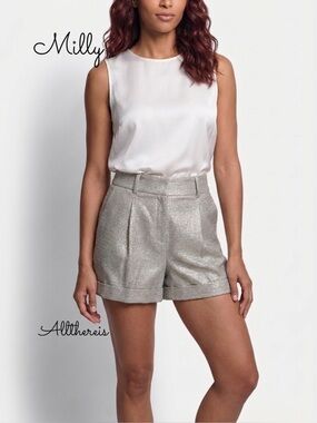 Milly New York shorts metallic threads 6